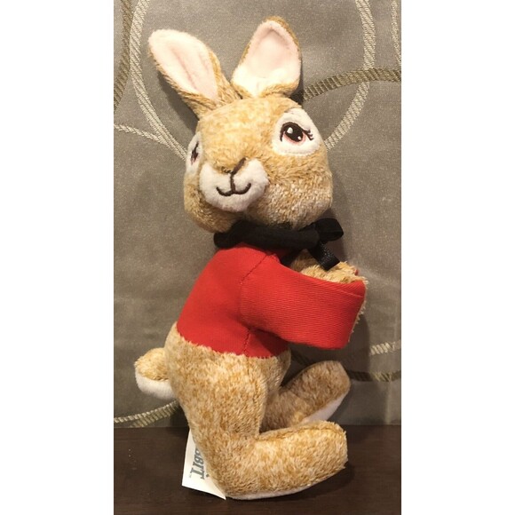 Peter Rabbit 2  2022 Plush Slap Bracelet Hugging Bunny 9” Stuffed Animal Bunny - Picture 2 of 11
